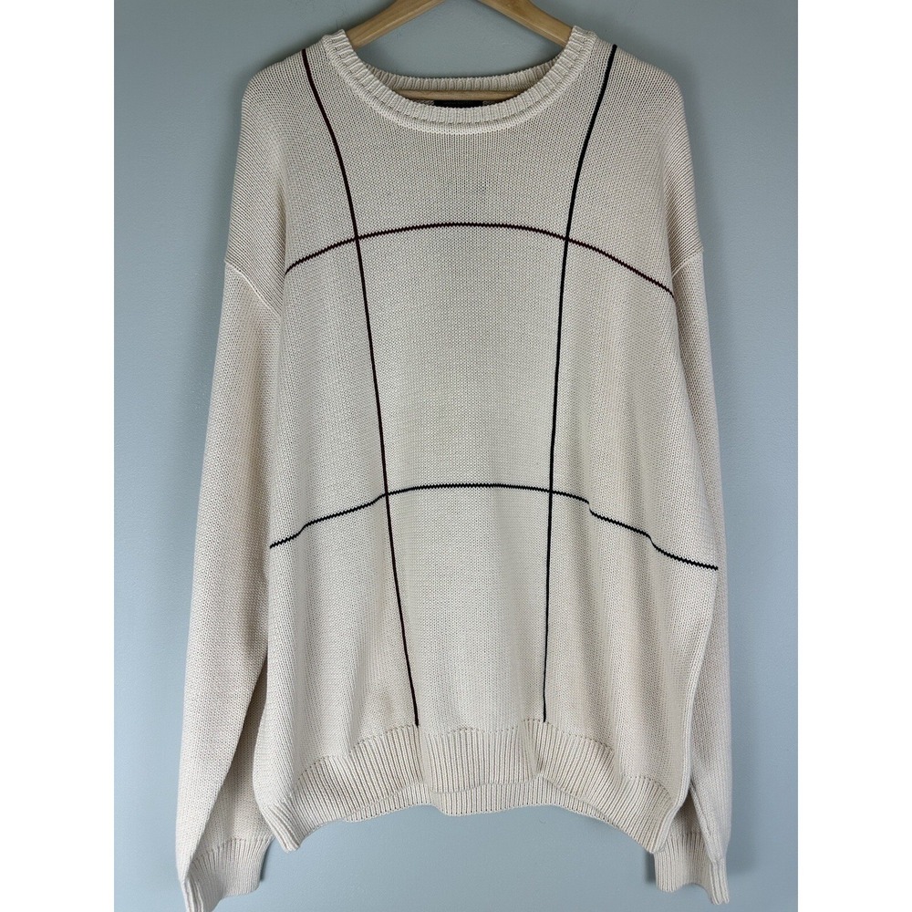 Dockers Crew Neck Long Sleeve Heavy Cotton Sweater Men's Size XXL New With Tags